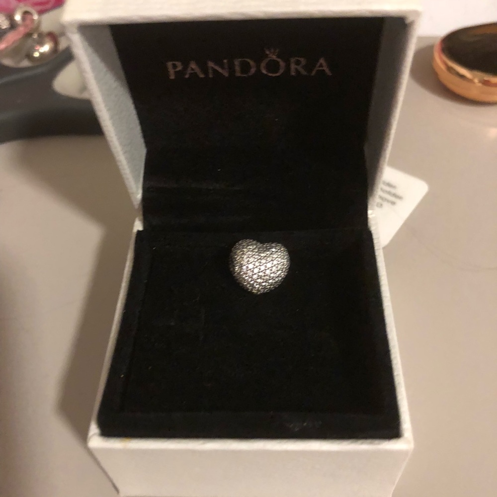 Pandora Heart Clip Charm